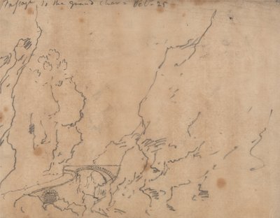 Passage til Grande Chartreuse af John Robert Cozens